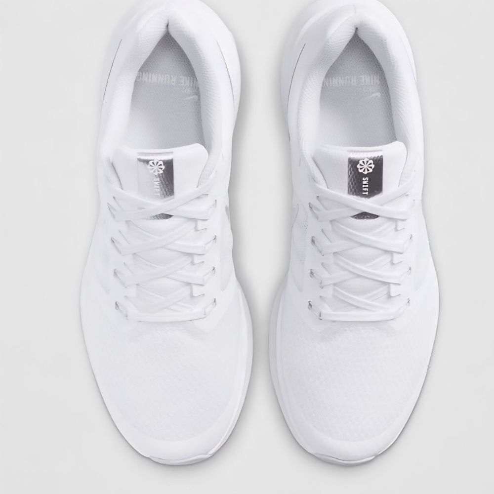Nike White Sneakers with Silver Details - Picture 2 of 11